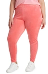 JUICY COUTURE STRETCH VELOUR LEGGINGS,EKF11541
