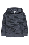 Splendid Boys' Camouflage Print French Terry Hoodie - Little Kid In Blue Camo