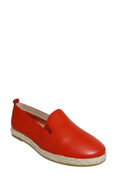 David Tate Espadrille Loafer In Red