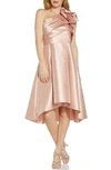 ADRIANNA PAPELL ONE-SHOULDER MIKADO COCKTAIL DRESS,AP1E208973