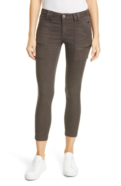Joie Park Mid-rise Zippered Skinny Pants In Storm