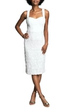 Dress The Population Nicole Sweetheart Neck Body-con Cocktail Dress In Ivory
