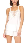 Flora Nikrooz Showstopper Cami & Tap Shorts Pajama Set In Ivory