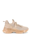 Steve Madden Maxima Womens Sneakers Athletic And Training Shoes In Beige