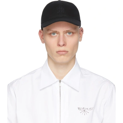 Givenchy Embroidered Logo Cap In Black