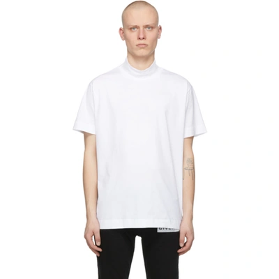 Givenchy White Cotton T-shirt With Micro Logo