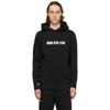 Alyx Reverse Logo Popover Hoodie In Blk0001 Black
