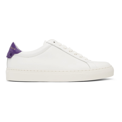 Givenchy White And Purple Urban Street Man Trainers