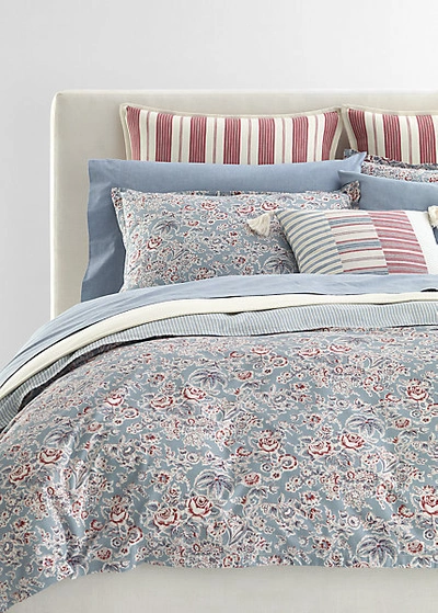 Ralph Lauren Maddie Floral Comforter Set In Blue Multi