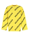 BALENCIAGA BALENCIAGA ALLOVER LOGO KNITTED SWEATER