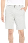 Rodd & Gunn Millwater Stretch Twill Shorts In Gray