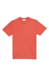 Lacoste Regular Fit Henley T-shirt In Crater