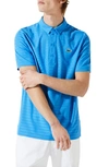 LACOSTE JACQUARD STRIPE ULTRA DRY PERFOMANCE POLO,DH6844