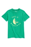Tucker + Tate Kids' Graphic Tee In Green Holly Heather Bananas