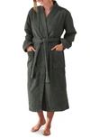Coyuchi Unisex Air Weight Organic Robe In Shadow