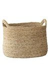 WILL AND ATLAS WILL & ATLAS OVAL JUTE BASKET,WT020/NAT