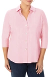 Foxcroft Paityn Non-iron Cotton Shirt In Pink Paradise