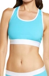 Tomboyx Next Gen Racerback Bra In Island Blue