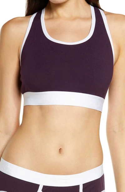 Tomboyx Next Gen Racerback Bra In Plum