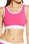 Tomboyx Next Gen Essential Bra In Electric Pink