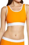 Tomboyx Next Gen Essential Bra In Orange Crush