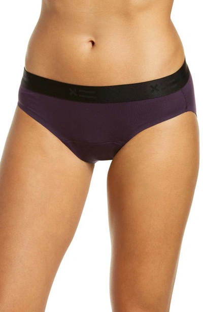 Tomboyx Period Proof Moderate Absorbency Bikini In Plum X