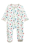MAGNETIC ME DINO EXPEDITION ORGANIC COTTON FITTED ONE-PIECE PAJAMAS,17441