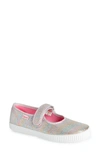 Cienta Mary Jane Sneaker In Rainbow Metallic