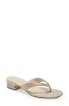 Pelle Moda Niall Slide Sandal In Dk Taupe Shimmer Suede