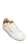 Allsaints Low Top Sneaker In White/ Gold