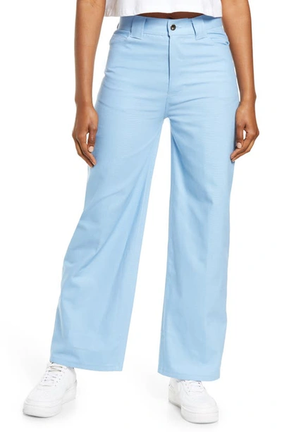 Kkco Meteor Organic Cotton Crop Pants In Sky Blue