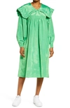 KKCO SAILOR COLLAR LONG SLEEVE MIDI DRESS,KKCO105