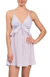 EVERYDAY RITUAL ISABELLE TIE-FRONT COTTON CHEMISE,DR1016-10