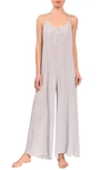 Everyday Ritual Kaitlyn Wide-leg Halter-neck Jumpsuit In Mist