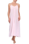 Everyday Ritual Grace Racerback High-low Nightgown In Blush Pink