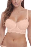 Freya Fancies Full Figure Longline Underwire Bra In Beige