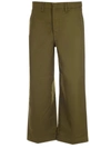 LOEWE LOEWE MEN'S GREEN OTHER MATERIALS PANTS,H526Y04W014160 50