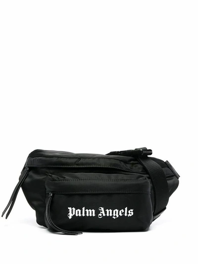 Palm Angels Men's Pmno002s21fab0011001 Black Polyester Belt Bag