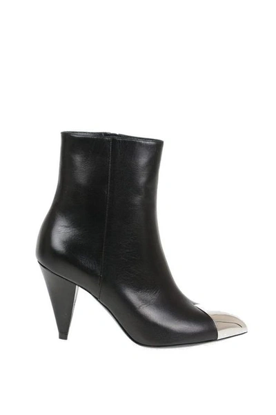 Celine C Line Women's 330263082c38ns Black Leather Ankle Boots