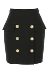 BALMAIN BALMAIN BUTTONED MINI SKIRT