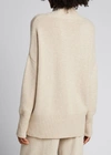 Lisa Yang Women's Heidi Oversized Cashmere Turtleneck Sweater In Sand