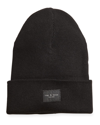 Rag & Bone Addison Ribbed-knit Beanie In Black