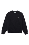 Lacoste Men's Sport Cotton Blend Fleece Sweatshirt - 3xl - 8 In Black