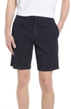 Theory Zaine Slim-fit Coil Stripe Shorts In Baltic