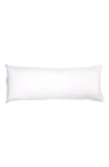 Coyuchi Feather & Down Lumbar Pillow Insert In White