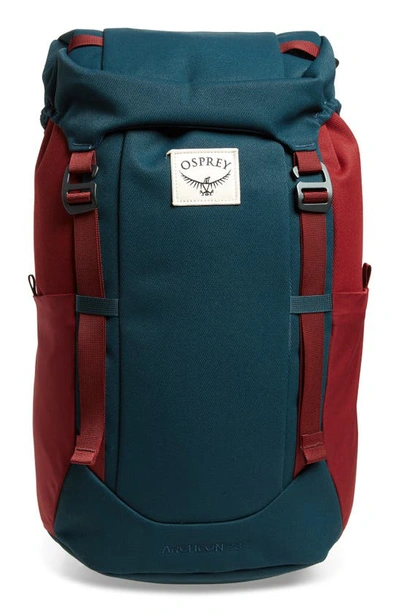 osprey archeon 28 backpack Osprey Archeon 28l Backpack In Stargazer Blue/ Mud Red