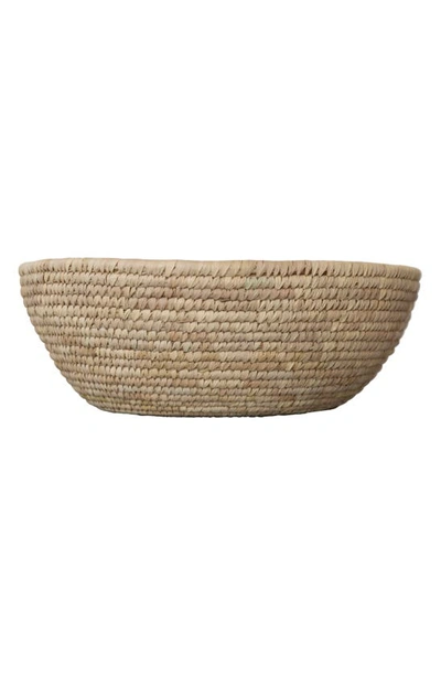 Will And Atlas Jumbo Palm Bowl In Natural