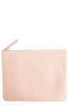 Royce New York Royce Leather Travel Pouch In Light Pink