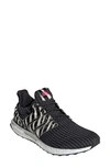 Adidas Originals Ultraboost Dna Primeblue Running Shoe In Black/ White/ Pink/ Calf Hair