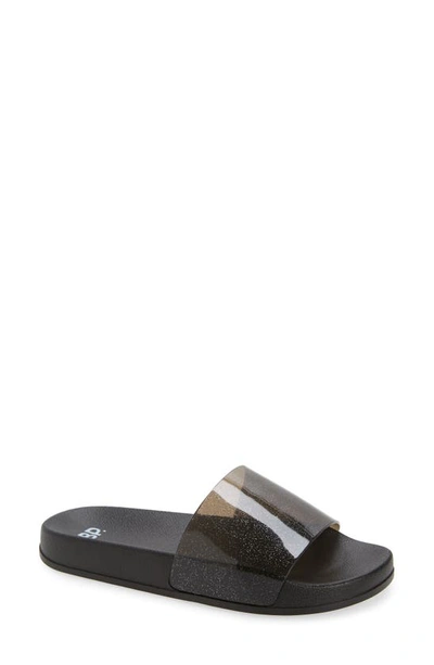 Bp. June Jelly Slide Sandal In Black